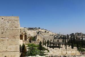 Jerusalem Israel 08 20 2023. The city of Jerusalem is the capital of the state of Israel. photo