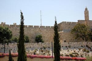 Jerusalem Israel 08 20 2023. The city of Jerusalem is the capital of the state of Israel. photo