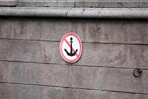 A pier on the shore for mooring boats and yachts. photo