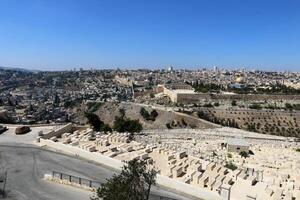 Jerusalem Israel 08 20 2023. The city of Jerusalem is the capital of the state of Israel. photo