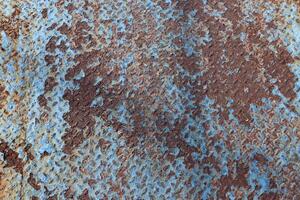 Texture of old and rusty iron. Rusty metal products. photo