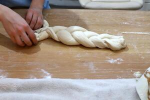 Bread and bakery products are sold in a bakery in Israel. photo