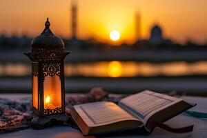 photo islamic new year quran book with dates