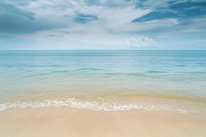 photo empty sea and beach background