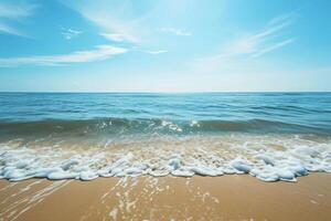 photo empty sea and beach background