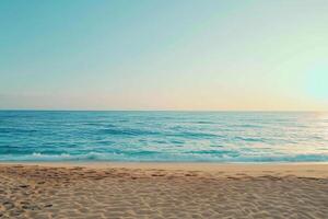 photo empty sea and beach background