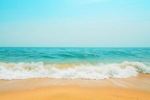 foto vacío mar y playa antecedentes