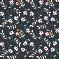 Fashionable pattern with small flowers. Floral seamless background for textiles, fabrics, covers, wallpapers, print, gift wrapping and scrapbooking. vector