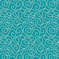 Waves seamless pattern. illustration with curly waves. Abstract ornament with spirals. Ripple sea. vector