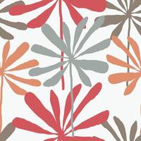 Abstract autumn leaves surface pattern seamless background vector