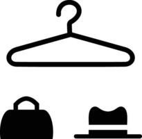 cloakroom public facility iso symbol vector