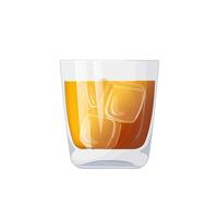 whiskey. alcoholic drink, hand drawn in cartoon style. vector