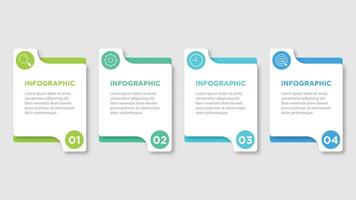 Infographic design business template with icons and 4 options or steps. vector