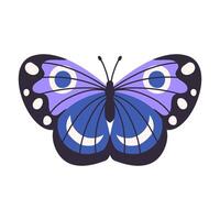 hermosa vistoso mariposas, vector