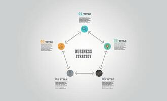 circulo infografia con mundo mapa. elemento de cuadro, grafico, diagrama con 5 5 opciones - partes, procesos, línea de tiempo negocio modelo para presentación. vector