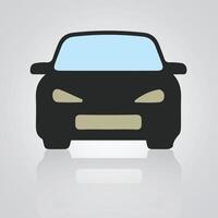 Car icons, vintage cars, unique icons, and a car logo with a silver background, illustration vector