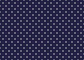 Symbol white floral seamless pattern on a dark blue background vector