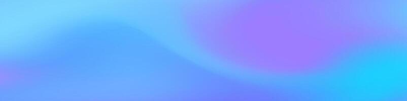 Gradient blurred banner in shades of purple blue. Ideal for web banners, social media posts, or any design project that requires a calming backdrop vector