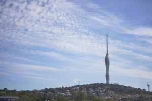 turkey istanbul 17 june 2023. Kucuk Camlica TV Radio Tower in Istanbul photo