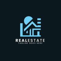Real Estate Logo design template vector