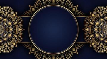 luxury background with mandala ornament vector
