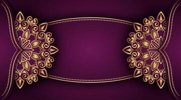 luxury background with mandala ornament vector