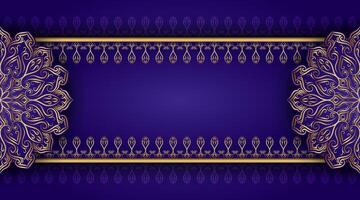 luxury background with mandala ornament vector