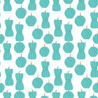 Aromatherapy Seamless Pattern with Candles vector