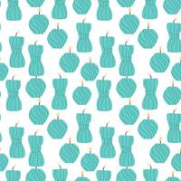 Aromatherapy Seamless Pattern with Candles vector