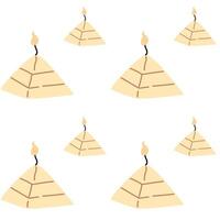Aromatherapy Seamless Pattern with Candles vector