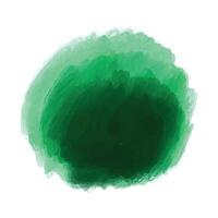 Hand draw green splash watercolor background vector