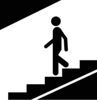 pedestrian underpass public facility iso symbol vector