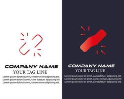 unique logo design template vector