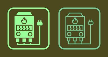 Electric Furnace Icon vector