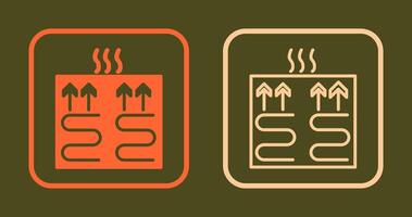 Underfloor Heating Icon vector