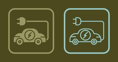 Electric Car Icon vector