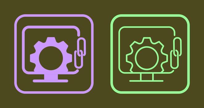 Link Optimization Icon vector