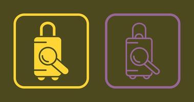 Find Luggage Icon vector