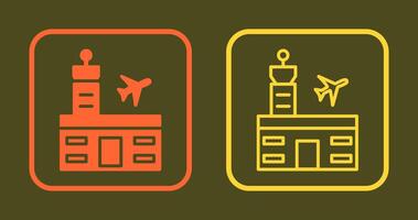 Airport Building Icon vector