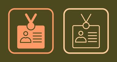 Identity Card Icon vector