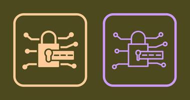 Passcode Lock Icon vector