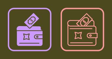 Money From Wallet Icon vector