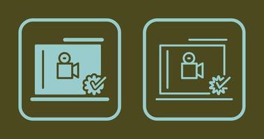 Quality Screen Icon vector