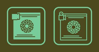 Camera Lens Icon vector