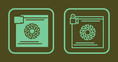 Camera Lens Icon vector