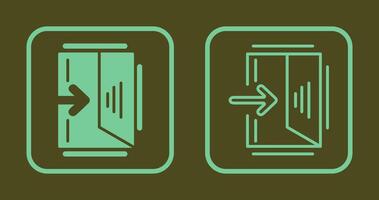 Exit Sign Icon vector