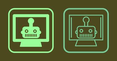 Artificial Bot Icon vector