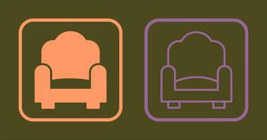 Single Sofa Icon vector