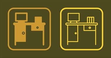 Working Table Icon vector