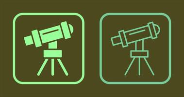 Telescope on Stand Icon vector